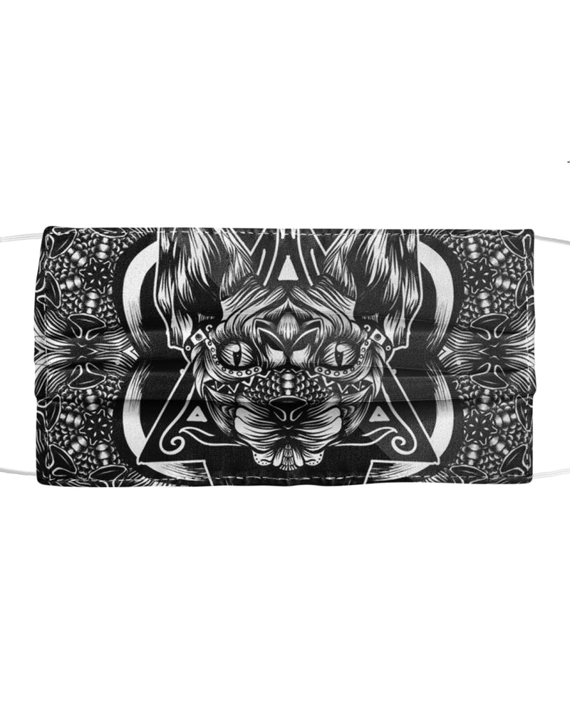 Sphynx Pattern BW Mask
