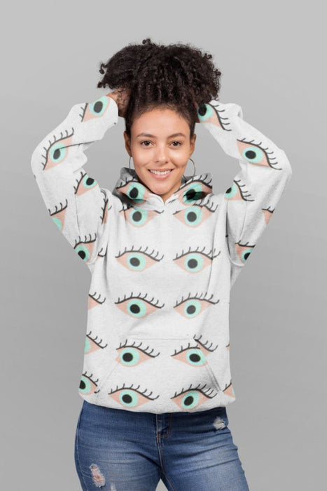 Sweet Evil Eyes UNISEX Sublimation Hoodie