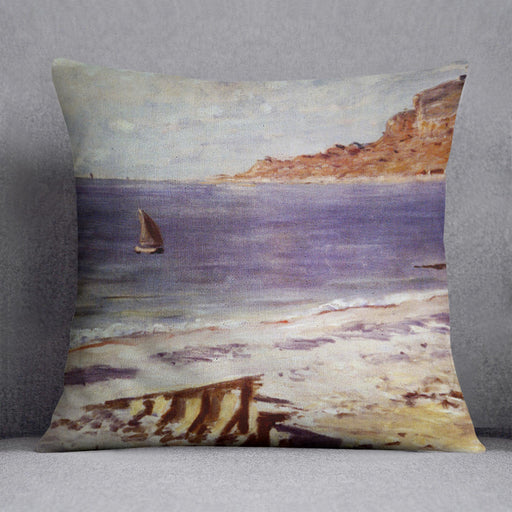Sailing At Sainte Adresse by Monet Cushion