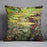 Sea rose pond by Monet Cushion