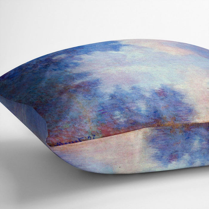 Seine in Morning by Monet Cushion