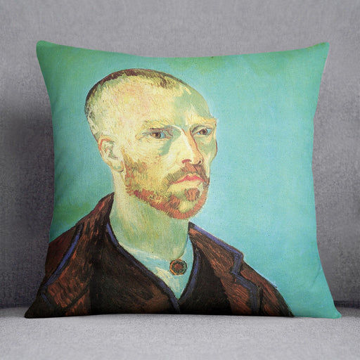 Self-Portrait Dedicated to Paul Gauguin by Van Gogh Cushion