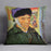 Self-Portrait with Bandaged Ear by Van Gogh Cushion