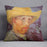Self-Portrait with Straw Hat by Van Gogh Cushion
