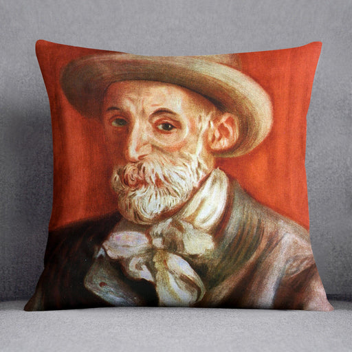Self Portrait 1910 by Renoir Cushion