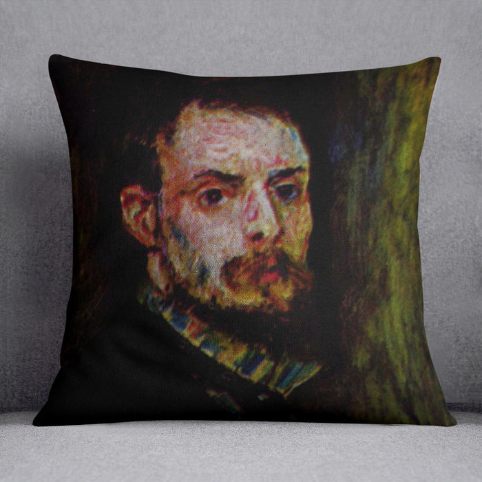Self Portrait 2 by Renoir Cushion