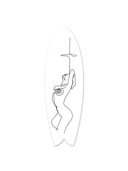 Sensual Nude Surfboard