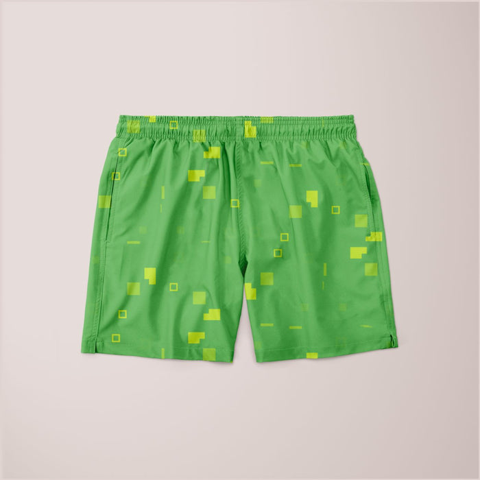 Simple Geometric Pattern 3 gy Poster Shorts