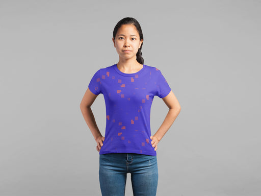 Simple Geometric Pattern 3 pr Poster Classic Sublimation Women's T-Shirt