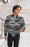Snow Camouflage Pattern Mosaic Style Plakat (2) Bomber Jacket
