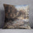 Snowy landscape by Renoir Cushion