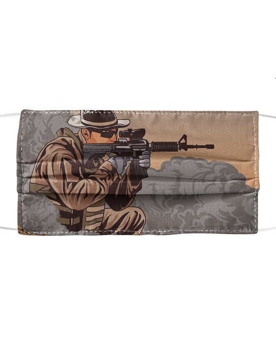 Soldier With Ar15 Mask