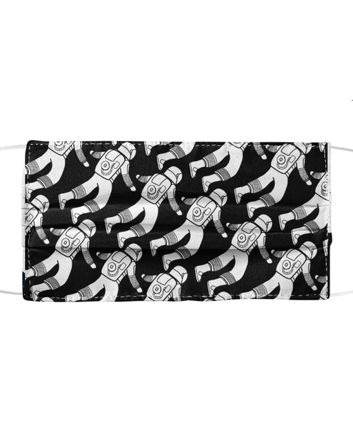 Spaceman pattern Poster Mask