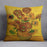 Still Life Vase with Fifteen Sunflowers by Van Gogh Cushion