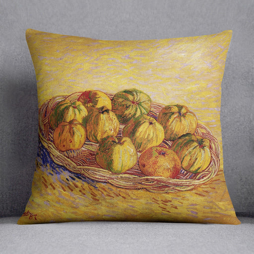 Still Life with Basket of Apples by Van Gogh Cushion