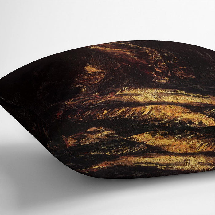 Still Life with Bloaters 2 by Van Gogh Cushion