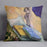 Still Life with Plaster Statuette a Rose and Two Novels by Van Gogh Cushion