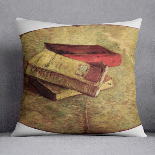 Still Life with Three Books by Van Gogh Cushion