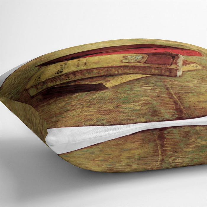 Still Life with Three Books by Van Gogh Cushion