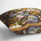 Still life with large vase by Renoir Cushion