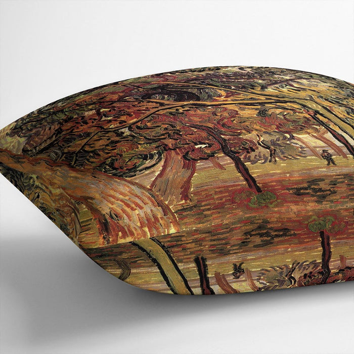 Study of Pine Trees by Van Gogh Cushion