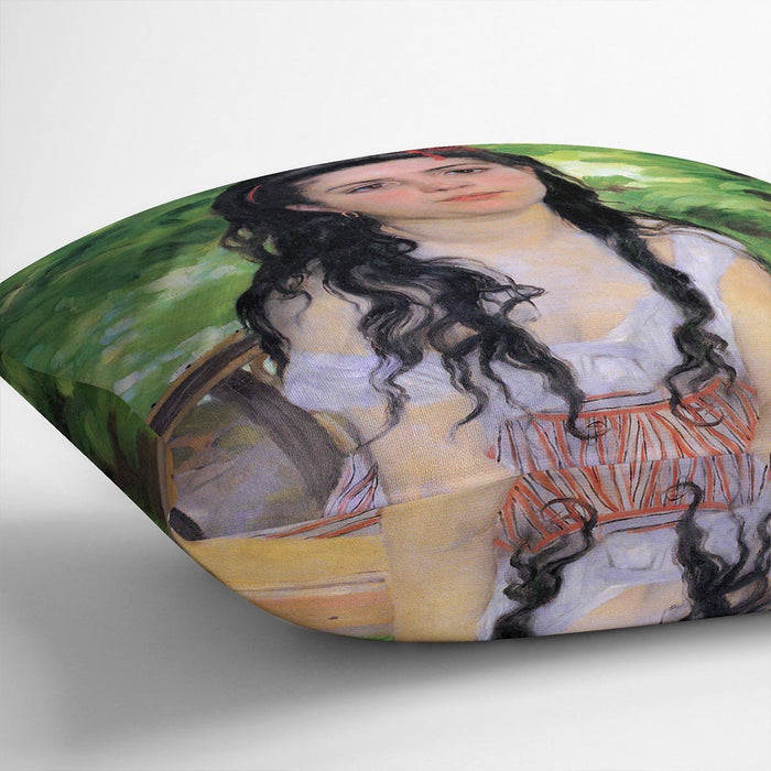 Summertime study by Renoir Cushion