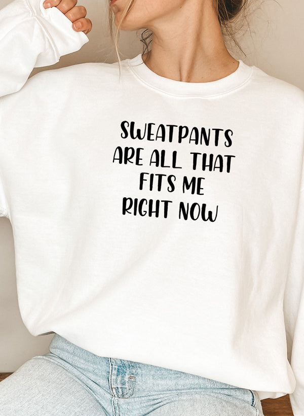Sweatpants Are All That Fits Me Right Now Sweat Shirt