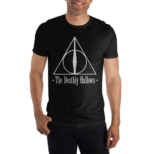 Harry Potter The Deathly Hallows Logo Women's Black T-Shirt