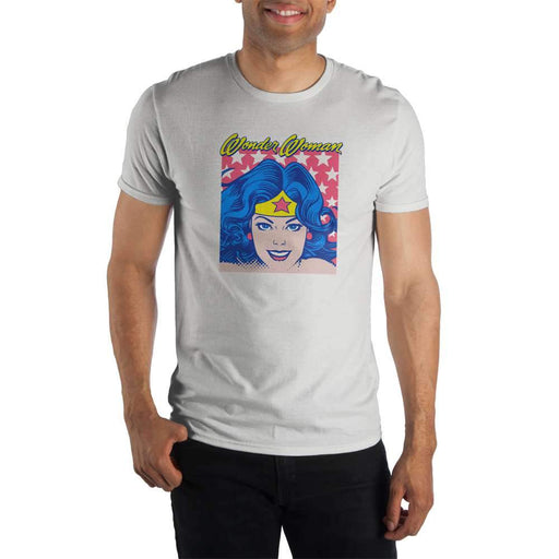 DC Comics Wonder Woman Men's White T-Shirt