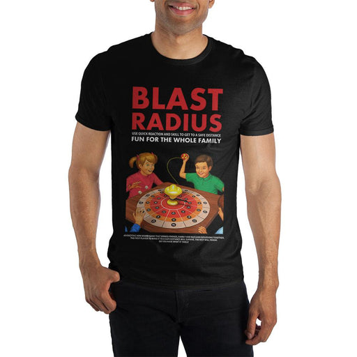 Blast Radius Board Game Men's Black T-Shirt