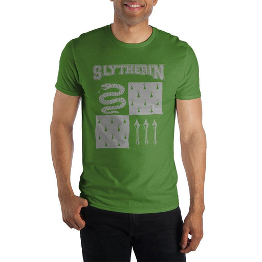 Harry Potter Slytherin Element of Water Men's Green T-Shirt