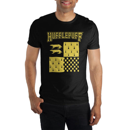 Harry Potter Hufflepuff Element of Earth Men's Black T-Shirt