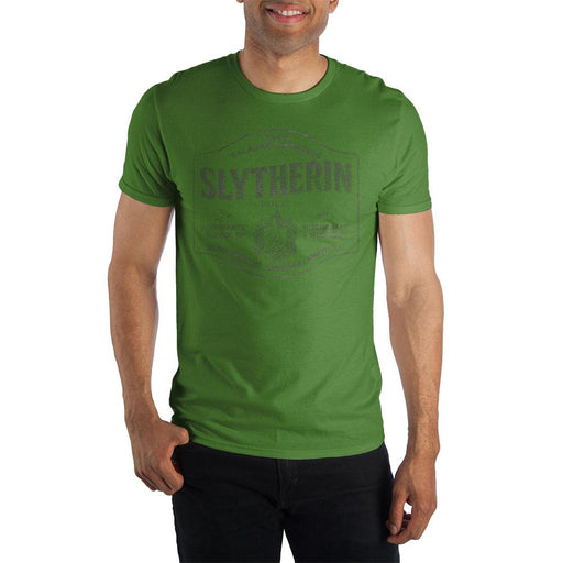 Harry Potter Founder Salazar Slytherin of Slytherin House Hogwarts School of Witchcraft & Wizardry Men's Green T-Shirt