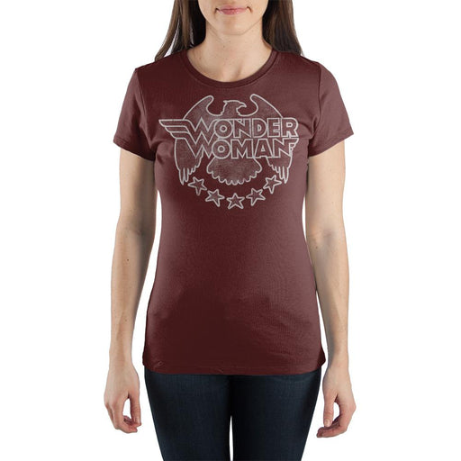 DC Comics Wonder Woman Logo Amazon Warrior Women's Red T-Shirt