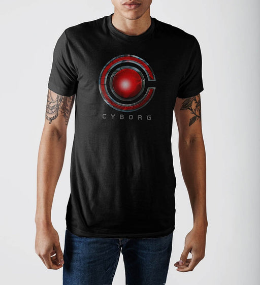 Justice League Cyborg Logo T-Shirt