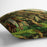 Thatched Sandstone Cottages in Chaponval by Van Gogh Cushion