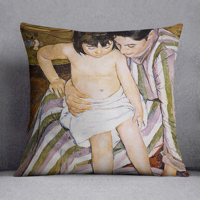 The Bath by Renoir Cushion