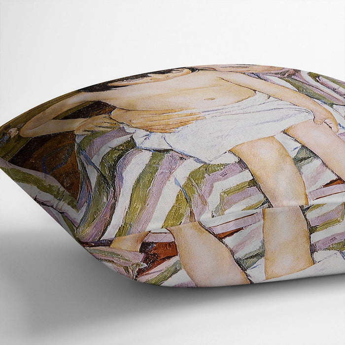 The Bath by Renoir Cushion