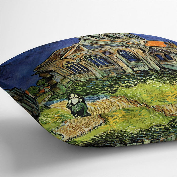 The Church at Auvers by Van Gogh Cushion