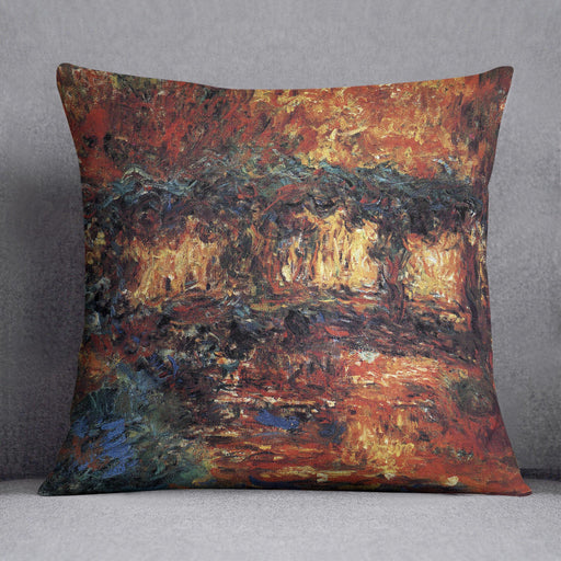 The Japanese Bridge 2 by Monet Cushion
