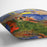 The Langlois Bridge at Arles with Women Washing by Van Gogh Cushion
