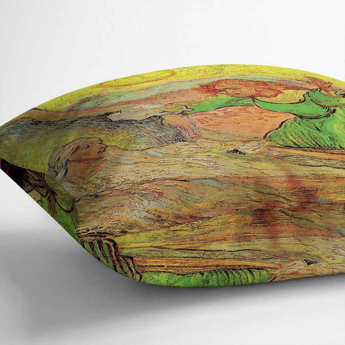 The Raising of Lazarus after Rembrandt by Van Gogh Cushion