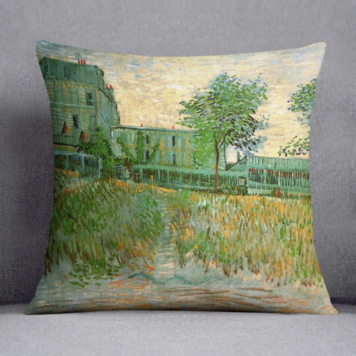 The Restaurant de la Sirene at Asnieres by Van Gogh Cushion
