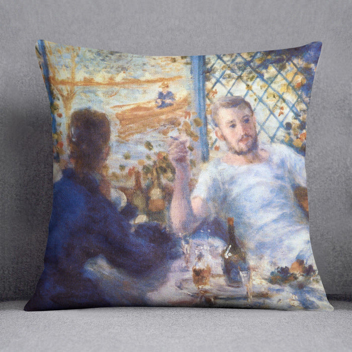 The Rowers Lunch by Renoir Cushion