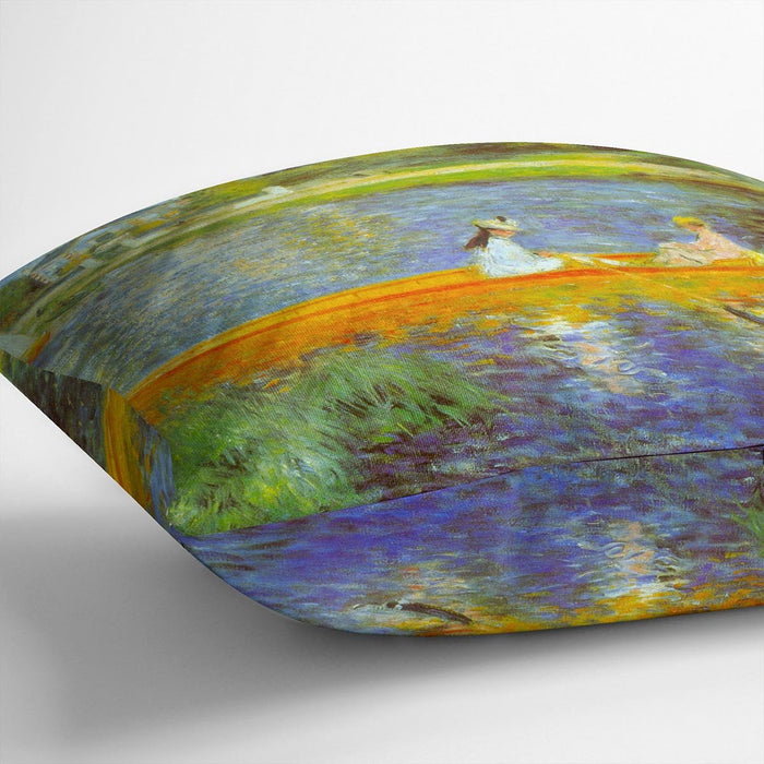 The Seine by Renoir Cushion