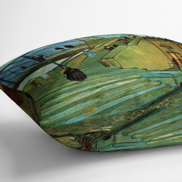 The Trinquetaille Bridge by Van Gogh Cushion