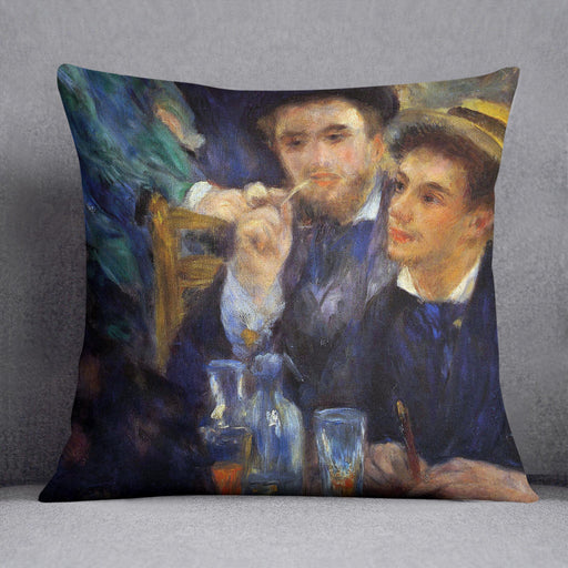 The ball in the Moulin de la Galette detail by Renoir Cushion