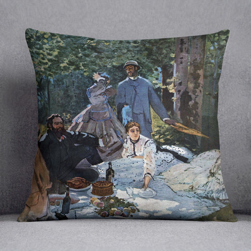 The breakfast outdoors central section by Monet Cushion