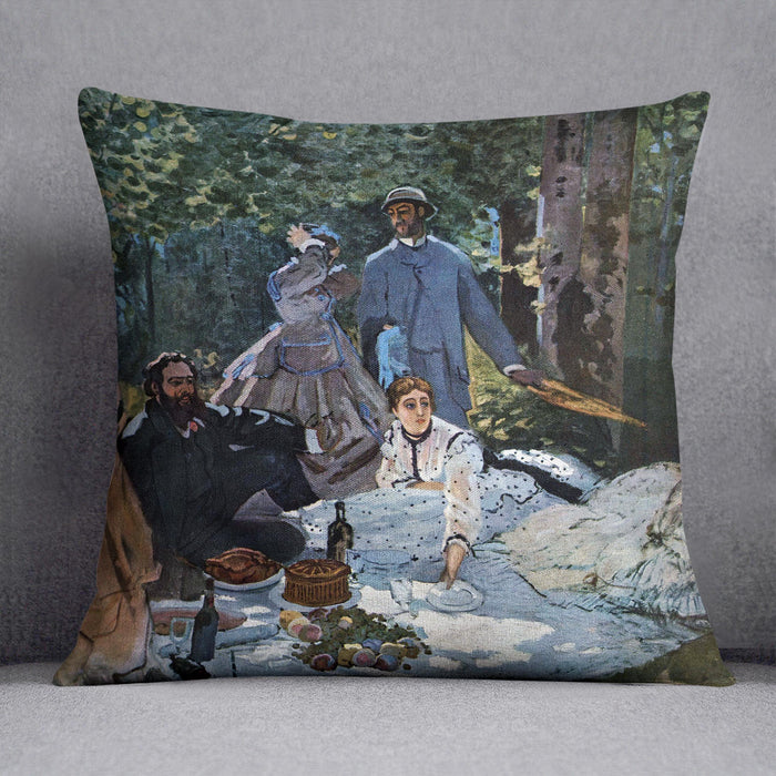 The breakfast outdoors central section by Monet Cushion