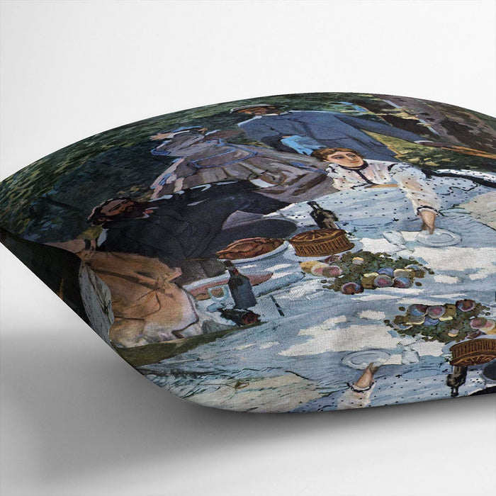 The breakfast outdoors central section by Monet Cushion